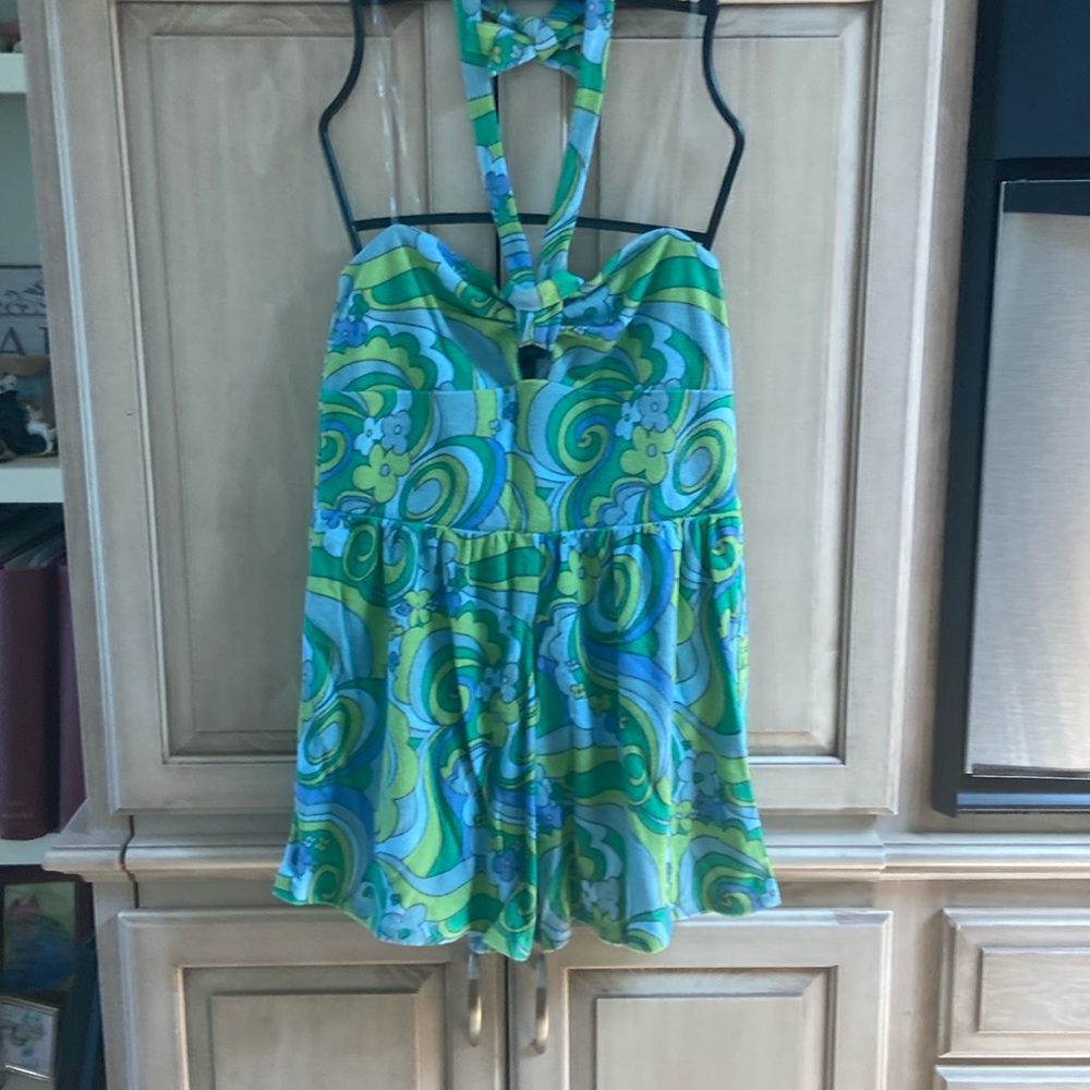 Wild Fable romper blue swirl sz M nwt